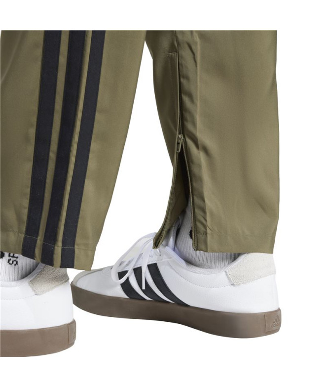 Pantalons adidas Stnfrd Opt 3 Bandas Homme Vert...