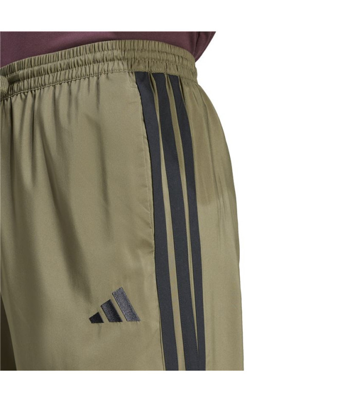 Pantalons adidas Stnfrd Opt 3 Bandas Homme Vert...
