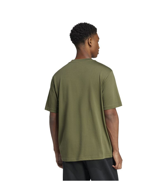 Camiseta adidas Bl Sj Hombre Verde Oscuro/Negro