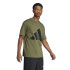 Camiseta adidas Bl Sj Hombre Verde Oscuro/Negro