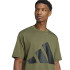Camiseta adidas Bl Sj Homem Verde Escuro/Preto