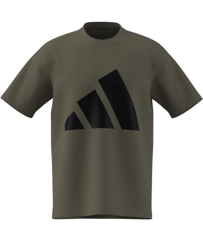 Camiseta adidas Bl Sj Hombre Verde Oscuro/Negro