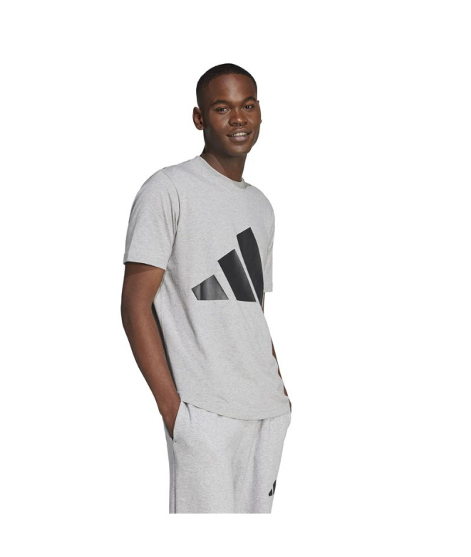 Camiseta adidas Bl Sj Hombre Gris/Negro