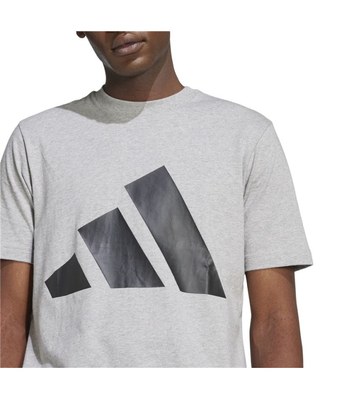 Camiseta adidas Bl Sj Hombre Gris/Negro