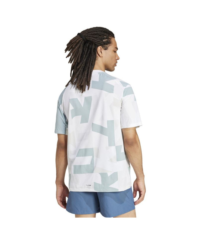 T-shirt de Montagne adidas Mt Aop Homme Blanc