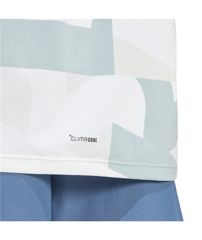 T-shirt de Montagne adidas Mt Aop Homme Blanc