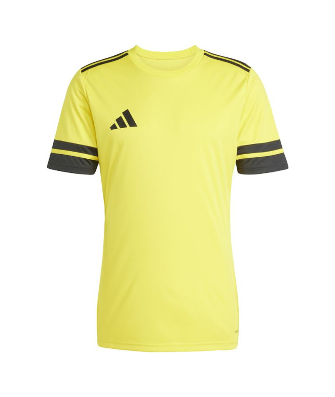 Camiseta de Fútbol adidas Squadra25 Jsy Hombre Amarillo/Negro