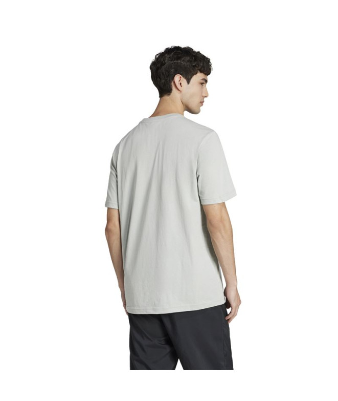 T-shirt adidas Camo Box Homme Argent