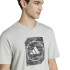 Camiseta adidas Camo Box Hombre Plata