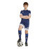 Calça de Futebol adidas Squadra25 Sho Infantil Azul/Branco