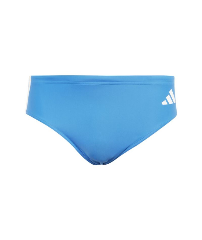 Bañador de Natación adidas 3 Bandas Bld Trunk Hombre Reabri/Blanco