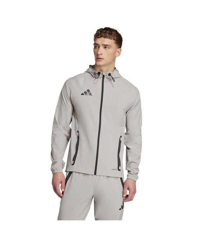 Casaco de Futebol adidas Tiro25C Vt Homem Cinza