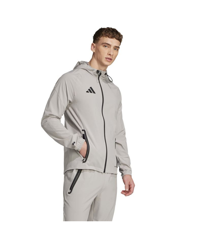 Chaqueta de Fútbol adidas Tiro25C Vt Hombre Gris