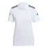 Polo de Futebol adidas Squadra25 Mulher Branco/Preto