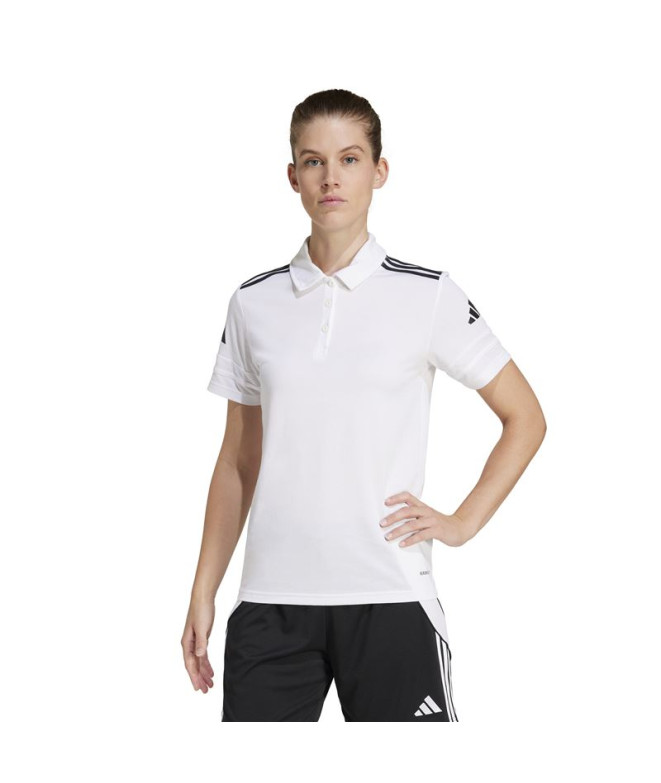 Polo de Fútbol adidas Squadra25 Mujer Blanco/Negro