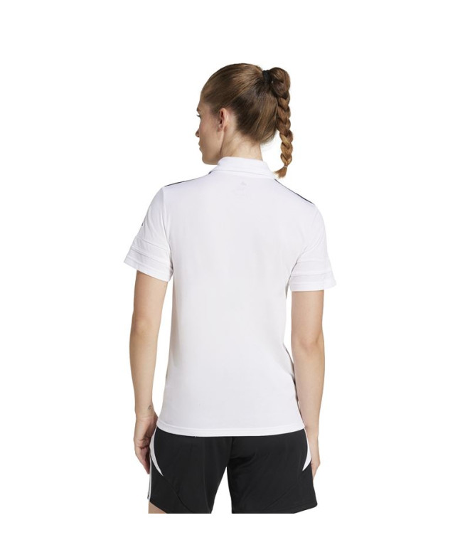 Polo de Fútbol adidas Squadra25 Mujer Blanco/Negro