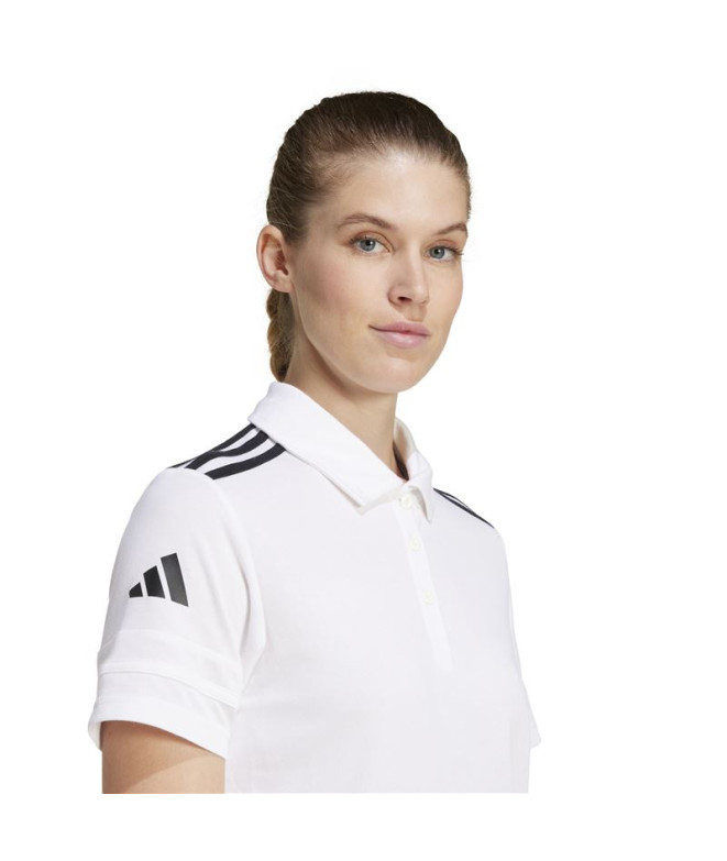 Polo de Fútbol adidas Squadra25 Mujer Blanco/Negro