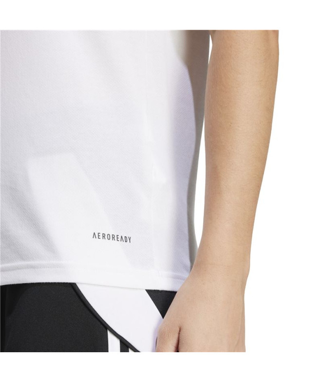 Polo de Fútbol adidas Squadra25 Mujer Blanco/Negro