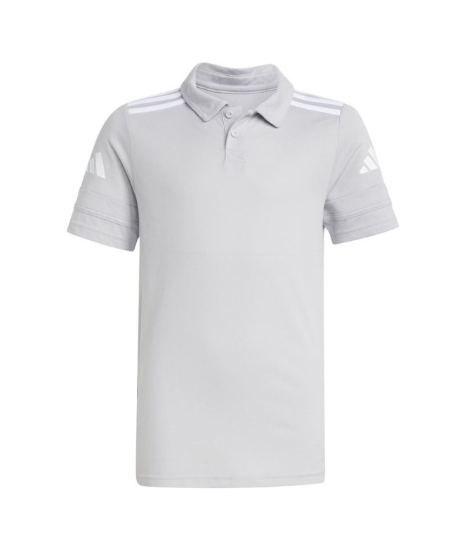 Polo de Fútbol adidas Squadra25 Infantil Gris/Blanco