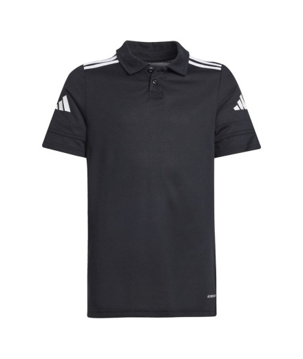 Polo de Football adidas Squadra25 Enfant Noir/Blanc