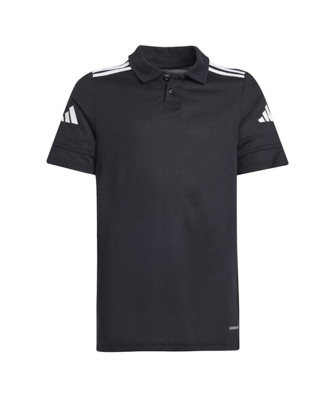Polo de Fútbol adidas Squadra25 Infantil Negro/Blanco