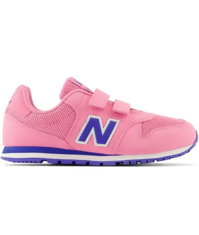 Zapatillas New Balance 500 Hook & Loop Infantil Rosa