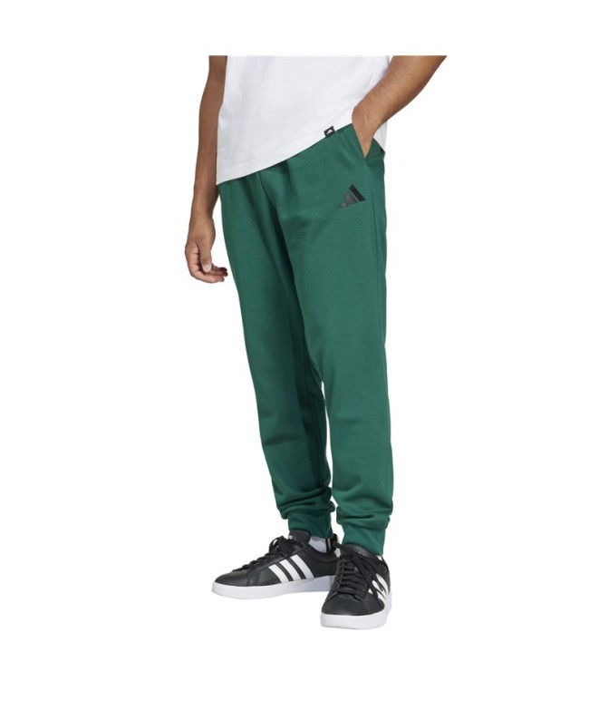 Calça adidas Feelcozy Homem Verde Escuro/Preto