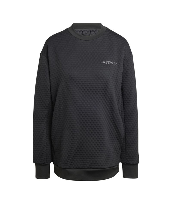 Sudadera de Montaña adidas Xpl Crew Neck Mujer Negro