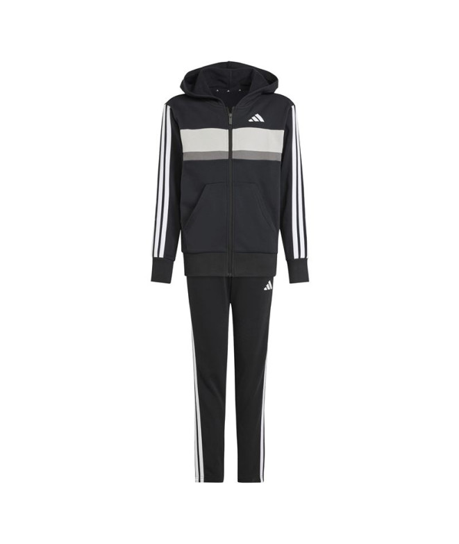 Chandal adidas 3 Bandas Tib Fl Ts Enfant Noir