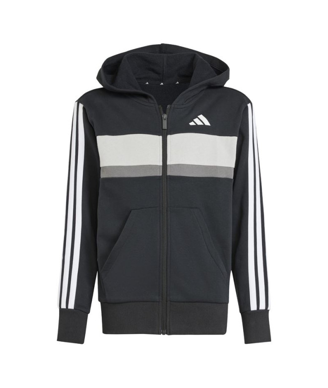 Chandal adidas 3 Bandas Tib Fl Ts Infantil Preto