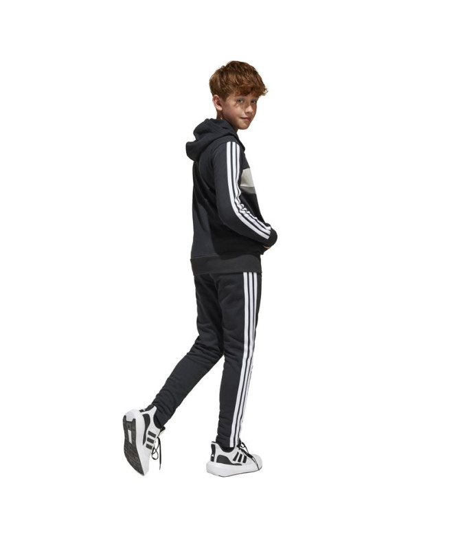 Chandal adidas 3 Bandas Tib Fl Ts Enfant Noir