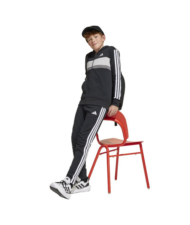Chandal adidas 3 Bandas Tib Fl Ts Enfant Noir