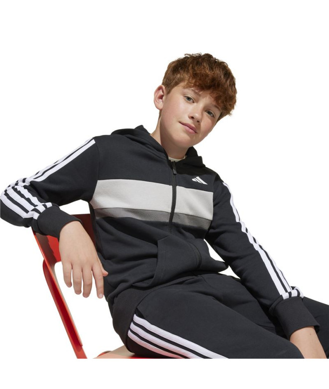 Chandal adidas 3 Bandas Tib Fl Ts Infantil Preto