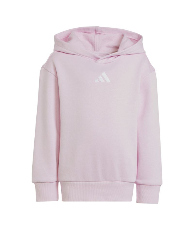 Sudadera adidas Lk Sl Fl Hd Infantil Rosa