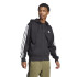 Moletom adidas 3Bandas Fl Fz Hd Homem Preto/Branco