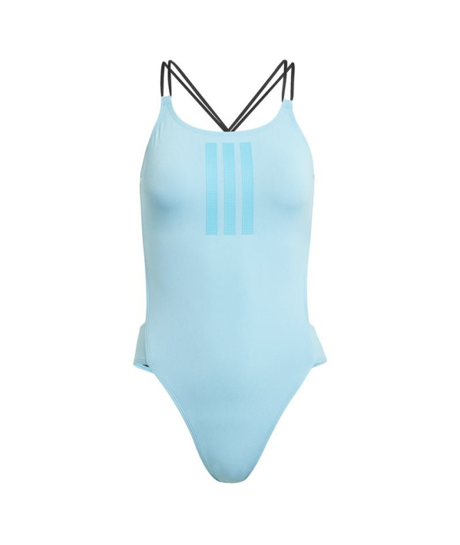 Fato de banho de Natação adidas Ripstream Suit Mulher Azul/Preto