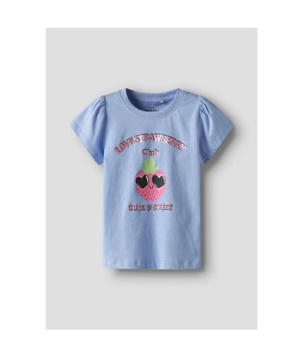 Camiseta nomeie como Nmfvibeke Capsl Serenity Infantil