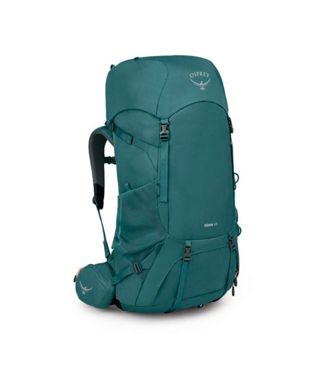 Mochila de Montaña Osprey Renn 65 Mujer Azul/Naranja