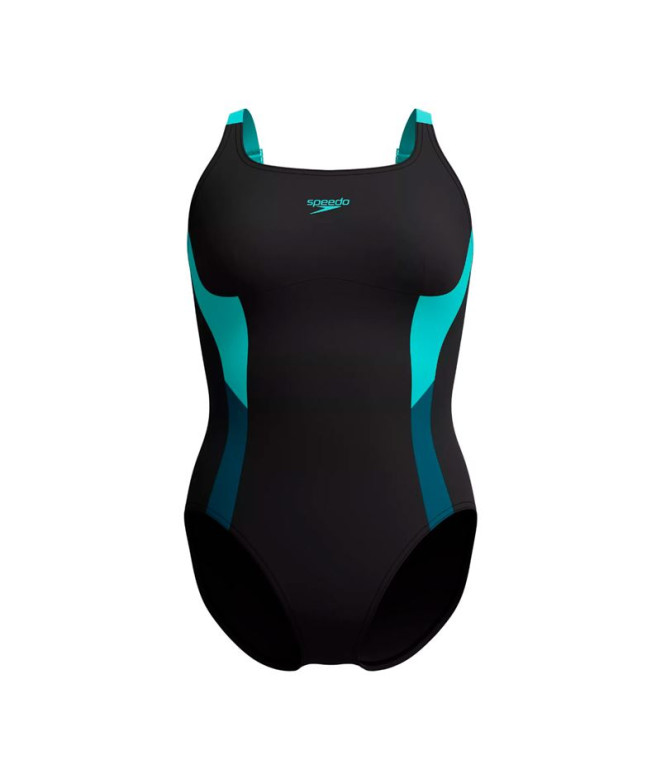 Bañador Speedo Shaping Solid Splice 1 Piece Mujer Arctic Glass