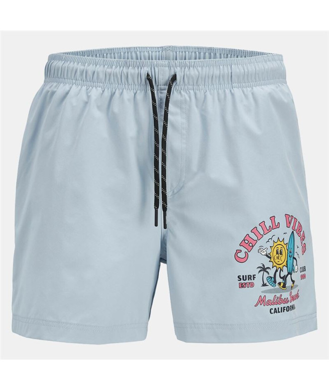 Pantalón Jack and Jones Jpstmaui Jj Leg Print Cashmere Blue Infantil