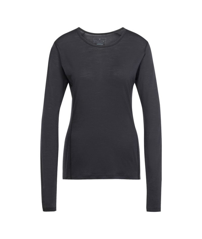 Camiseta de Montaña adidas Xpr Mer150 Ls Mujer Negro