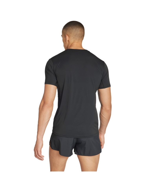 Camiseta de Running adidas Adizero E Hombre Negro