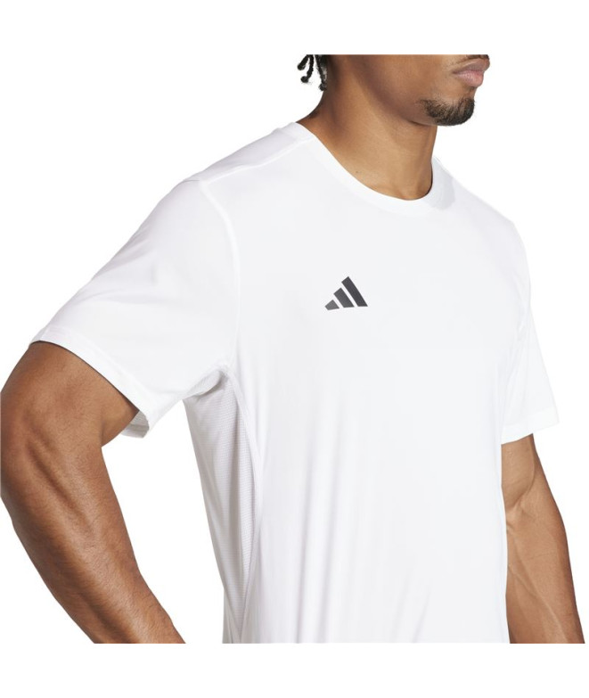 Camiseta de Running adidas Adizero E Homem Branco