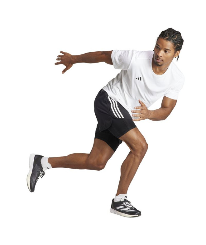 T-shirt de Running adidas Adizero E Homme Blanc