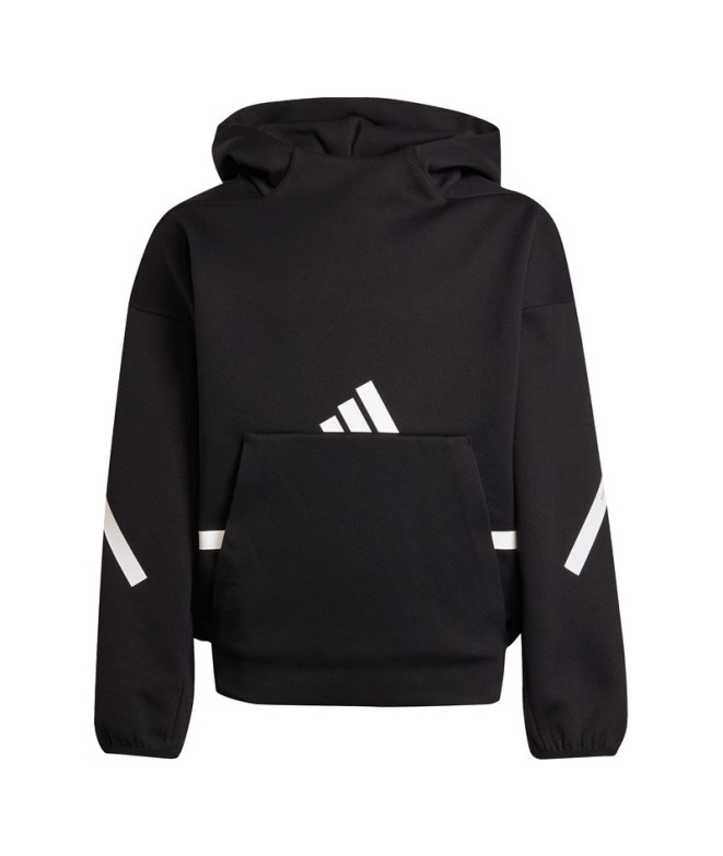 Sudadera adidas Z.N.E. Hd Infantil Negro/Blanco