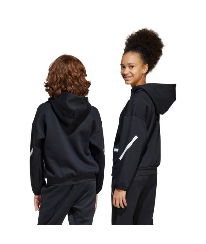 Sweat adidas Z.N.E. Hd Enfant Noir/Blanc