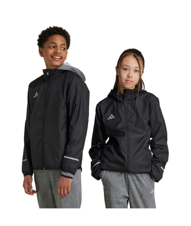 Veste de Running adidas Team Wind.Rdy Enfant Noir