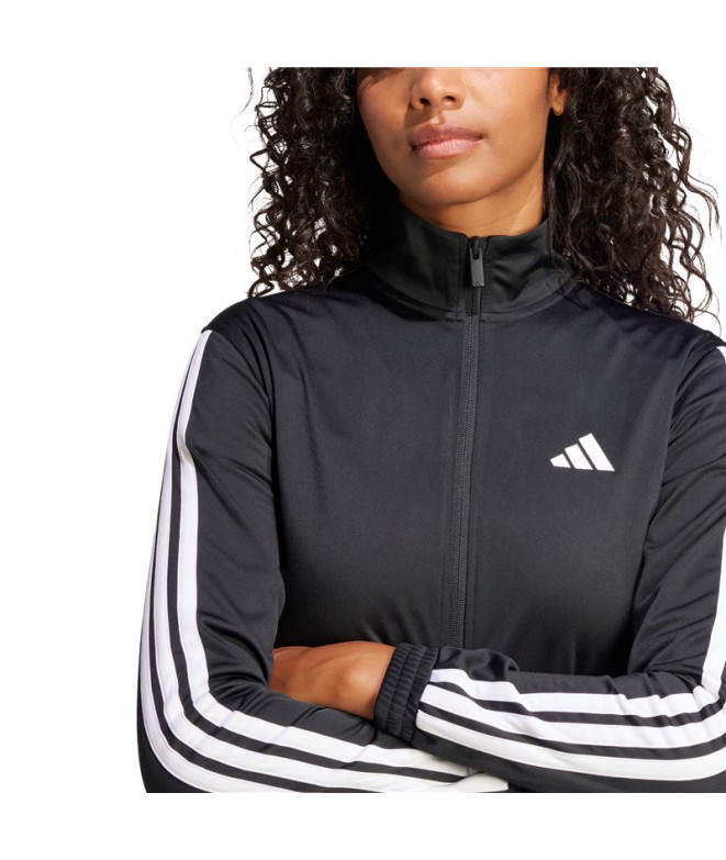 Casaco adidas 3 Bandas Tt Tric Mulher Preto/Branco