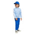 Chandal adidas Lk 3 Bandas Tr Ts 205 Infantil Azul/Blanco