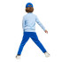 Chandal adidas Lk 3 Bandas Tr Ts 205 Infantil Azul/Blanco